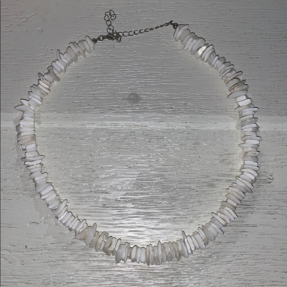 White Puka Shell Necklace